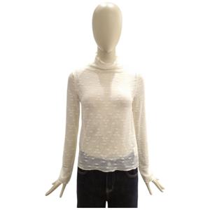 [롯데백화점][페이지플린]하이넥 레이스 시스루 이너 긴팔 티셔츠 F5CTS001