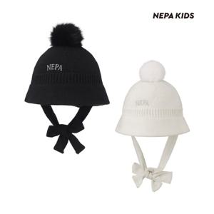 [최초가55,000원] 키즈 플러피 램스울 니트햇_KI87408