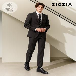 울혼방 솔리드 브라운 미라클 정장세트 (ABD4SB1201_ABD4SP1201_DBR)