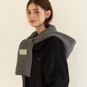 [아워호프] Wool Hooded Balaclava Muffler - Melange grey [H25WT-AC06-MGR]