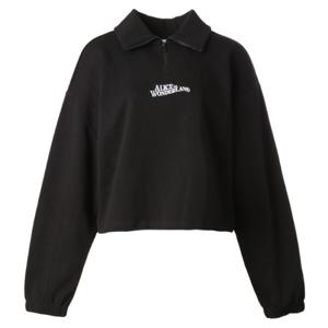 [롯데백화점][클라이드]여성 2color 엘리스 반집업 카라 맨투맨 FNDTS961F