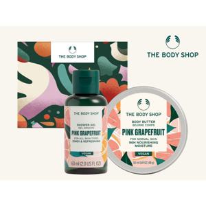 [롯데백화점][더 바디샵]선물세트(핑크그레이프후룻 OR 스트로베리)여행용 샤워젤바디버터 SET