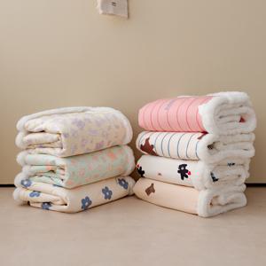 모달 다우니퍼 신생아 아기 블랭킷 겨울이불