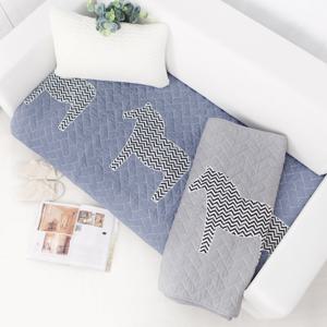 더와이 얼룩말 소파패드 3인