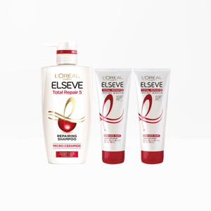 토탈리페어5 샴푸 410ml+미라클 헤어팩 170ml 2개