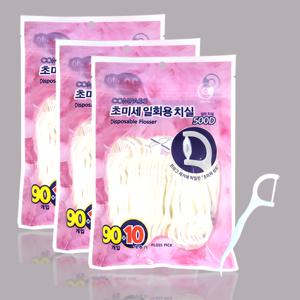 콤파스 초미세 일회용치실 100개입x3개/밴드형치실