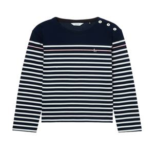 헤지스 여성 [[25SS]] HSTS5A103N2 버튼장식 스트라이프 긴팔 티셔츠 네이비