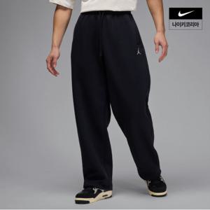 남성 조던 브루클린 플리스 오버사이즈 오픈 헴 팬츠 IB7238-010