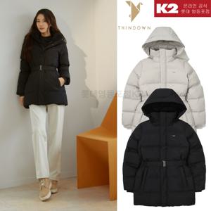 K2 겨울 여성 씬에어 하프 수지 패딩/구스/거위털/자켓/다운/KWW24564YD