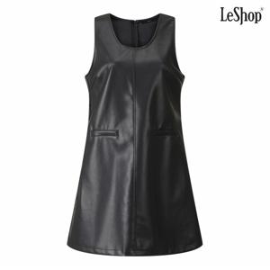 정상가:119,000원 ㅣ 레더 뷔스티에 미니 원피스 (DP4OW001A)