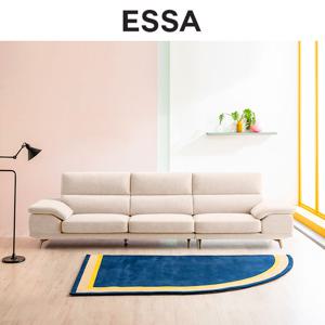 루카스 3.5인 리브 패브릭 소파