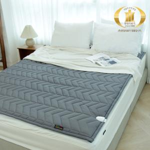 한일의료기 전기매트 탄소매트 코지아 프리미엄 EMF 토퍼형 모던그레이