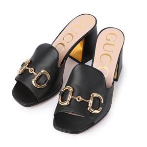 여성 홀스빗 슬라이드 샌들 655412-BKO00-1000