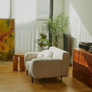 알로소 보눔 1인소파 패브릭소파 (오픈베이스)