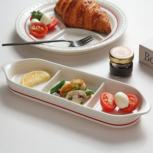 [롯데백화점][시라쿠스]쉐난고 카디날 3칸 나눔접시