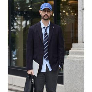 [STCO] [BLACK LABEL] REDA 하운드투스 자켓 바이올렛 (릴렉스핏)-SJAUD91NCV