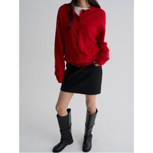 울라이크 벨티드 미니 스커트  블랙 (325X27LY95)