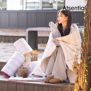 [드엘리사X 똑딱 발열 담요 패키지 (더블세트)