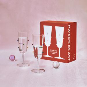 [LIVE]  샴페인잔 2P 세트 (3 options) 홈파티용 와인잔 테이블웨어 집들이선물