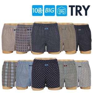 스페셜 남성 사각 트렁크팬티 10종세트