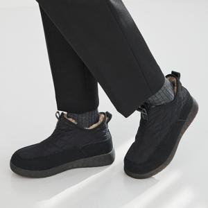 [브리치]  /  퍼안감 로핑 패딩 컴포트 앵클부츠 3cm