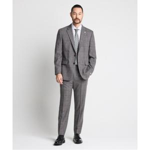 [STCO] 그레이 클래식핏 울 혼방 체크 수트 셋업-SSJTD52CCG_SSLTD52CCG