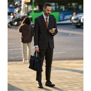 [STCO] ITALY MARLANE 홈스펀 수트 셋업_블랙 (클래식핏)-SSJTD91CSB_SSLTD91CSB