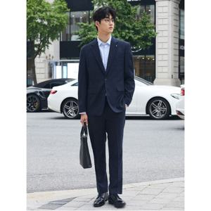 [STCO] 네이비 클래식핏 솔리드 수트셋업-SSJTD54CSN_SSLTD54CSN