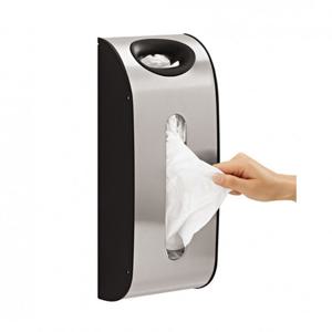 [Simplehuman] 비닐봉지디스펜서_벽걸이_실버 SPH-KT1166