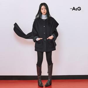 더엣지 25FW 울혼방 머플러 코트