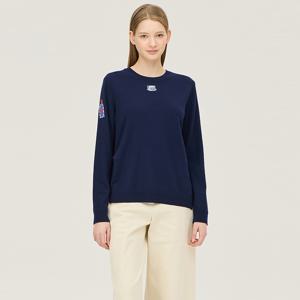 [본사] 자수 포인트 비발디 니트_BAKP04511NY