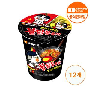 식품] 불닭볶음면 작은컵 70g x 12개