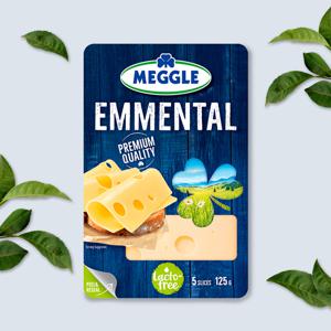 메글레 락토프리 에멘탈 슬라이스 치즈 125g 2팩