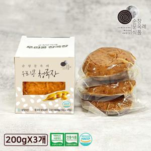 순창문옥례 명인 우리콩 청국장 200gx3개 100%국내산