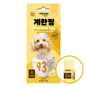 더독 NEW 강아지 계란찜 스틱 치즈 150g (5P+1P 추가)
