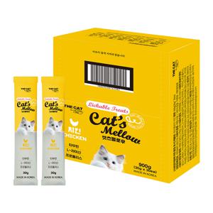 더캣 가수분해 츄르 캣츠멜로우 치킨 900g + 쥬크루 인형 (주문서당 1인 1개 한정)