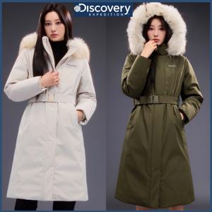 디스커버리 25FW 신상 여성 밀포드 벨티드 구스다운 롱패딩 DWDJ9B056 CJDTT