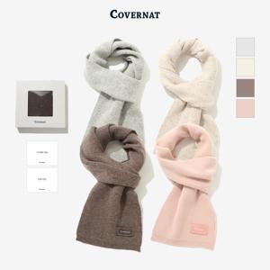 [택가: 59,000원][선물포장] 어센틱 리버시블 C로고 램스울 머플러 (4 color)