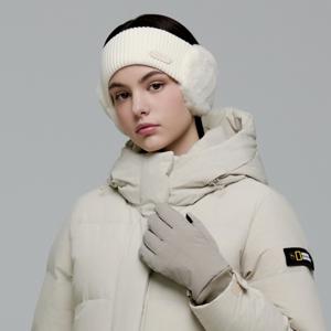 니트 퍼 이어워머 IVORY N244AAC530