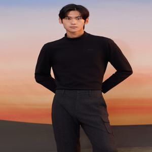 [Performance On] 남성 양면기모 베이스레이어 VOBSPA91_BK