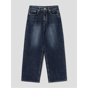 틴워싱 와이드 기모 데님 - 네이비 (355X21LP2R)