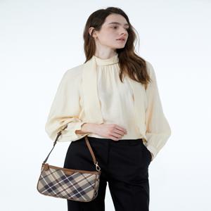 액세서리 여성 [[24FW]] WCBA4F671W2 [스테디셀러] 브라운 체크 가죽 숄더백