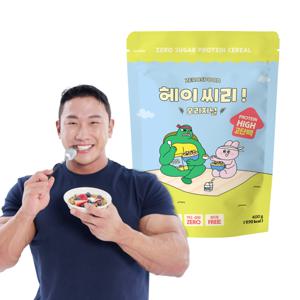 [제로스푼] 헤이씨리 무설탕 프로틴 시리얼 오리지널 400g