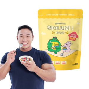 [제로스푼] 헤이씨리 무설탕 프로틴 시리얼 바나나 400g