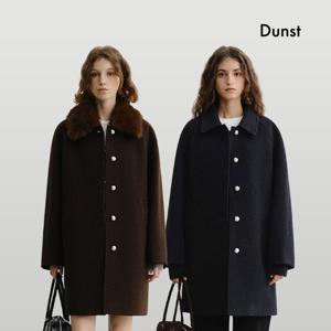 던스트 BOUCLE WOOL HALF COAT_UDCO5D226