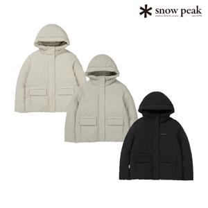 스노우피크 시티캠퍼 여성 후드 헤비 다운 자켓 S25WWGDJ11 피크캠핑