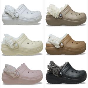 크록스 클래식플리스라인드클로그 211396