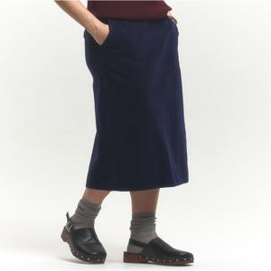 헤지스 여성 [[24FW]] HSSK4D902N1 [코듀로이] 라이트네이비 H라인 스커트