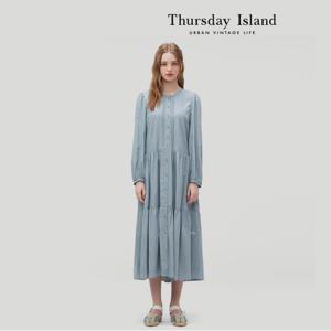 [정상가-399000원][Thursday Island] 롱 티어드 원피스(T232MOP301W)