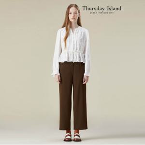 [정상가-159000원][Thursday Island] 뒷 밴딩 일자 팬츠(T236MPT135W)